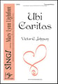 Ubi Caritas Three-Part Mixed choral sheet music cover